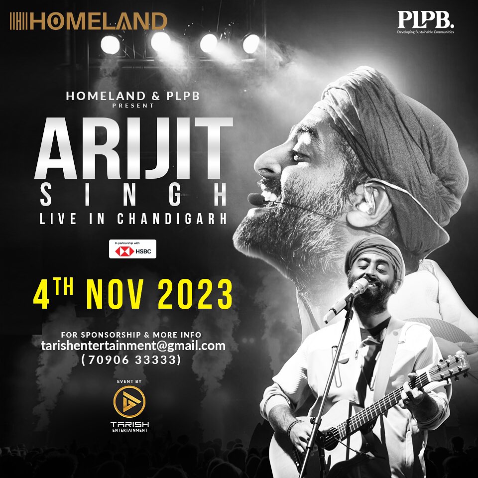 Arijit Singh Live in Chandigarh 4 Nov